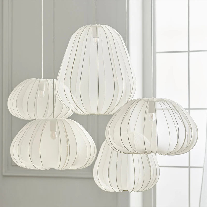 Nordic Creative Chandelier Lantern Balloon Fabric Lamp